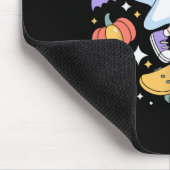 Coole Geist-Skateboarder-Halloween-Design mit Pump Mousepad (Ecke)