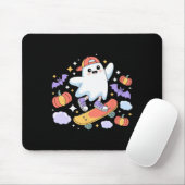 Coole Geist-Skateboarder-Halloween-Design mit Pump Mousepad (Mit Mouse)
