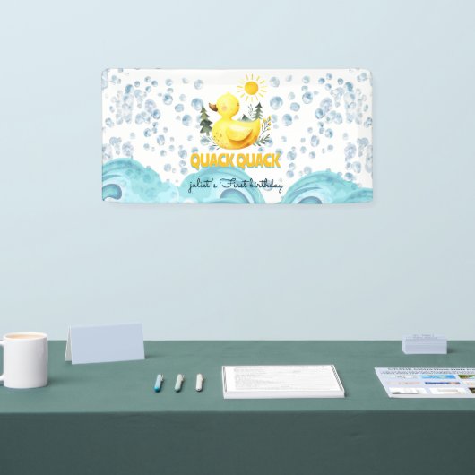 Coole gelbe 1. banner (Messe)