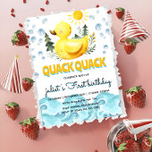 Coole gelbe 1. einladung