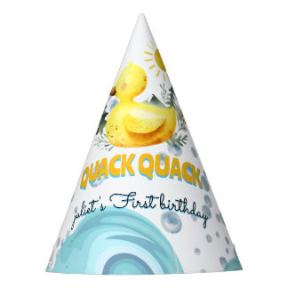 Coole gelbe 1. partyhütchen