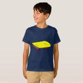 Coole gelbe Skateboard T-Shirt (Vorne ganz)