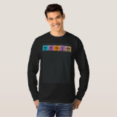 Coole Geocache-Shirts Periodensystem der Elemente T-Shirt (Vorne ganz)