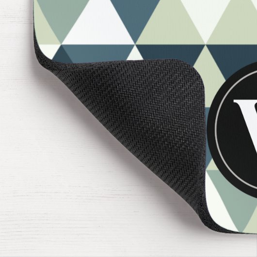 Coole geometrische Dreiecke, kundenspezifisches Mousepad (Ecke)