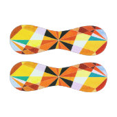 Coole geometrische Formen in warmen Farben Baseball (Paneele)