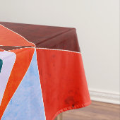 Coole geometrische Formen in warmen Farben Tischdecke (Beispiel)