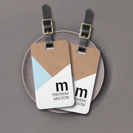 Coole geometrische Kraft Gepäckanhänger