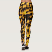 Coole Geparden Rave Liebe Leggings (Rückseite)
