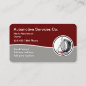 Coole Geschäftskarten für das Thema Automotive Visitenkarte (Vorderseite)