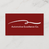 Coole Geschäftskarten für moderne Automobil-Theme Visitenkarte (Vorderseite)