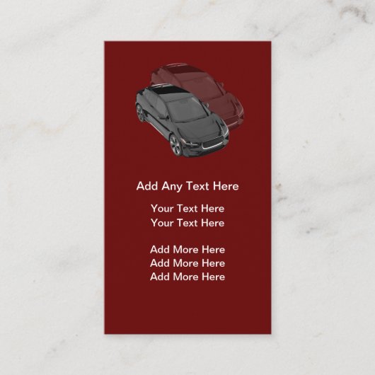 Coole Geschäftskarten für moderne Automotive Visitenkarte (Vorderseite)