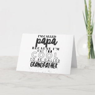 Coole Geschenke aus dem Vater Karte