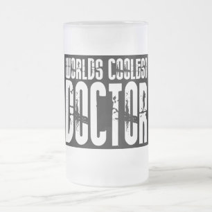 Coole Geschenke für Doktoren: Weltcoolster Doktor Mattglas Bierglas