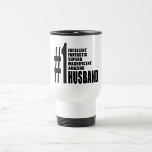 Coole Geschenke für Ehemänner: Ehemann der Reisebecher