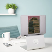 Coole Geschenke für Leser 2022 Aufkleber (Laptop auf Schreibtisch)