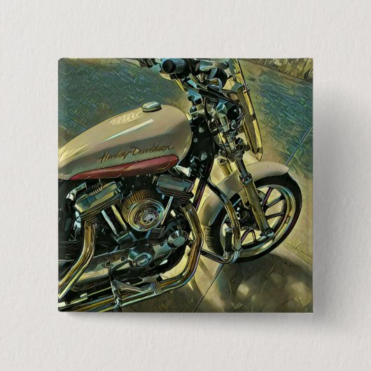 Coole Geschenke für Motorradfahrer Button (Vorderseite)