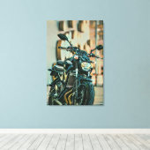 Coole Geschenke für Motorradfahrer Leinwanddruck (Insitu (Holzboden))