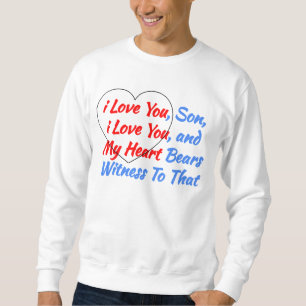 Coole Geschenkidee aus dem Herzen - Ich liebe dich Sweatshirt