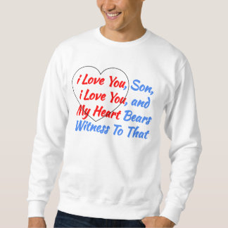 Coole Geschenkidee aus dem Herzen - Ich liebe dich Sweatshirt