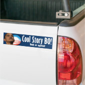 Coole Geschichte BO - Antibarack obama Autoaufkleber (Auf Lkw)