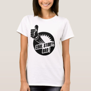 Coole Geschichte Bro greift oben ab T-Shirt