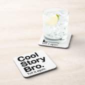 Coole Geschichte Bro. Korken-Untersetzer Untersetzer (Rechte Seite)