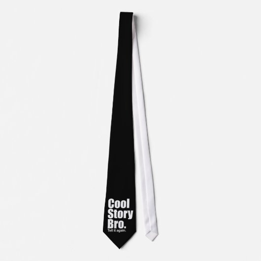 Coole Geschichte Bro. Kundengerechte Krawatte (Vorderseite)