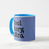 Coole Geschichte Bro mit den Daumen oben Tasse (Vorderseite Links)