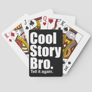 Coole Geschichte Bro. Spielkarten