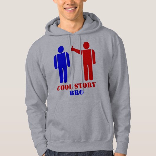 Coole Geschichte Bro Theorie Hoodie (Vorderseite)