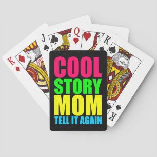 Coole Geschichte Mama Spielkarten