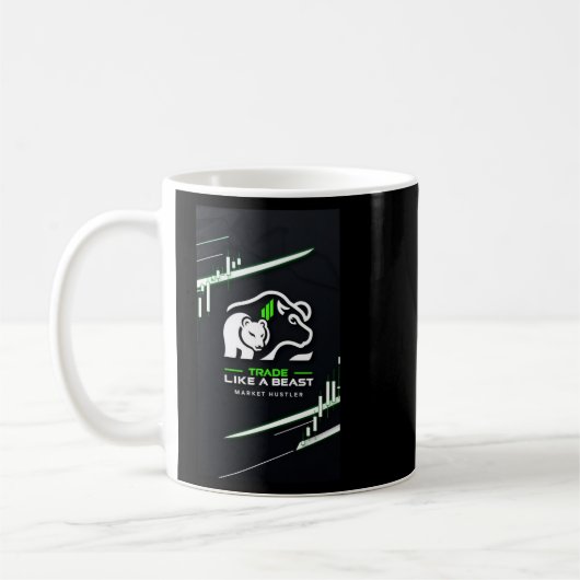 Coole Geschmacksmuster Frauen Aktien Kaffeetasse (Links)