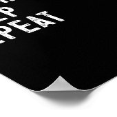 Coole Gewichtszunahme Kryotherapie Schlaf Wiederho Poster (Ecke)