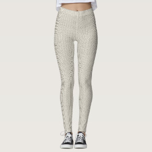 Coole gezogene Wirkung Weiße Leggings