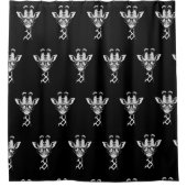 Coole Giraffe Graphic Lässig Summer Funny Niedlich Duschvorhang (Vorderseite)