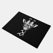 Coole Giraffe Graphic Lässig Summer Funny Niedlich Fußmatte (Schrägansicht)
