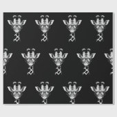 Coole Giraffe Graphic Lässig Summer Funny Niedlich Geschenkpapier (Flach)