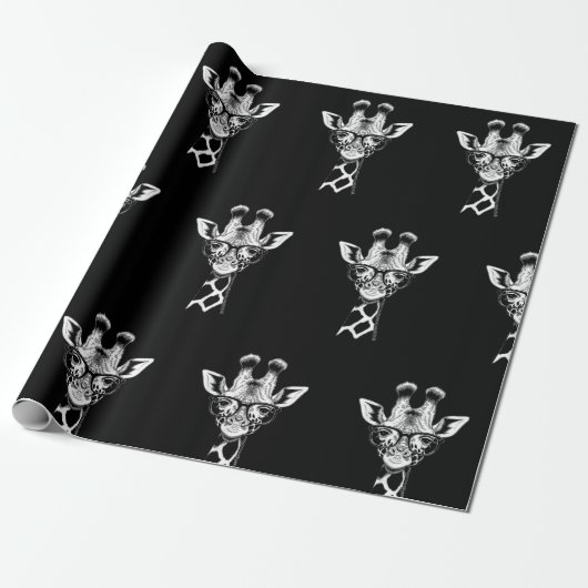 Coole Giraffe Graphic Lässig Summer Funny Niedlich Geschenkpapier (Ungerollt)