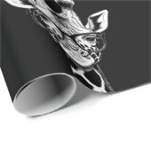 Coole Giraffe Graphic Lässig Summer Funny Niedlich Geschenkpapier (Rolleneckpunkt)
