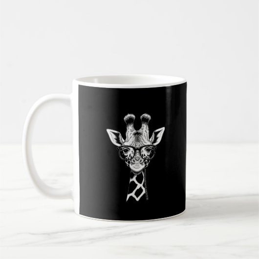 Coole Giraffe Graphic Lässig Summer Funny Niedlich Kaffeetasse (Links)