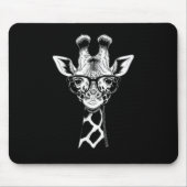 Coole Giraffe Graphic Lässig Summer Funny Niedlich Mousepad (Vorne)