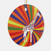 Coole Giraffe Keramik Ornament (Links)