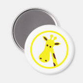 Coole Giraffe Magnet (Vorderseite/Rückseite)