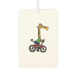 Coole Giraffe Reitrad Autolufterfrischer