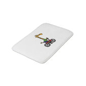 Coole Giraffe Reitrad Badematte (Schrägansicht)