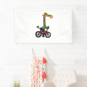 Coole Giraffe Reitrad Banner (Insitu)