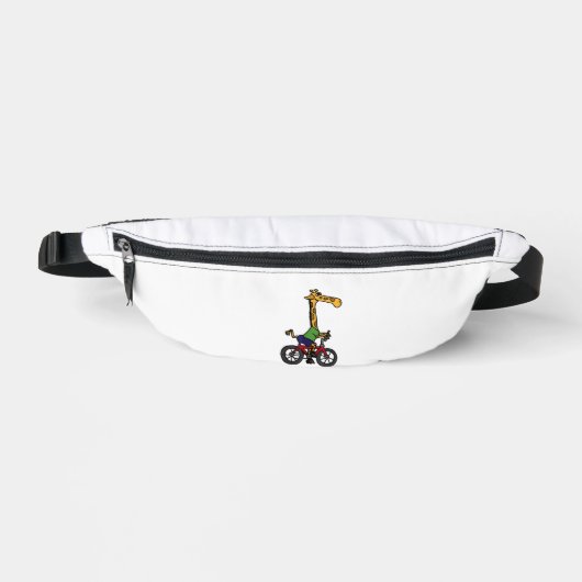 Coole Giraffe Reitrad Bauchtasche (Vorderseite)