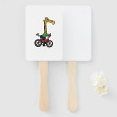 Coole Giraffe Reitrad Fächer (Vorne und Hinten)