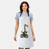 Coole Giraffe Reitrad Schürze (Getragen)