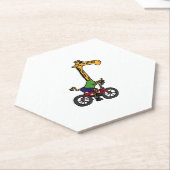Coole Giraffe Reitrad Untersetzer (angewinkelt)
